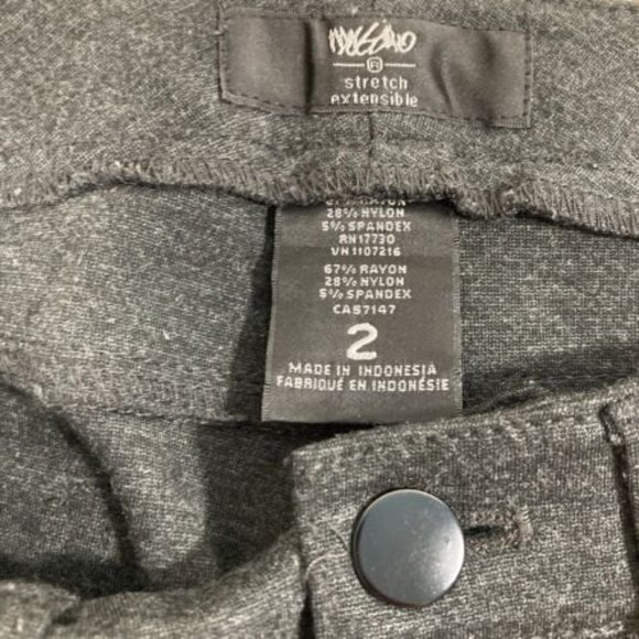 Mossimo Women's Stretch Extensible size 2 Jeggings pants Dark Gray - Picture 2 of 5